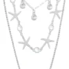 Online Bijou Brigitte Collana stratificata - Silver Shore