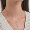 Outlet Bijou Brigitte Collana stratificata - Sparkling Cross