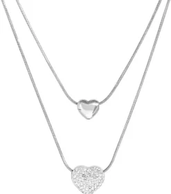 Hot Bijou Brigitte Collana stratificata - Steel Heart