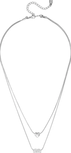 Hot Bijou Brigitte Collana stratificata - Steel Heart