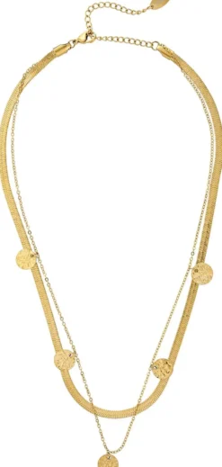 Clearance Bijou Brigitte Collana stratificata - Steel Plates