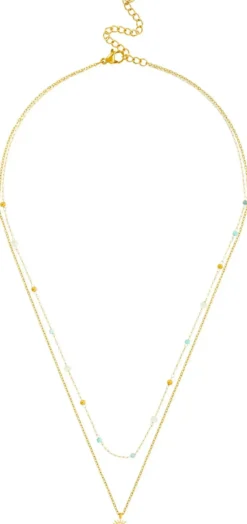 Online Bijou Brigitte Collana stratificata - Steel Sun