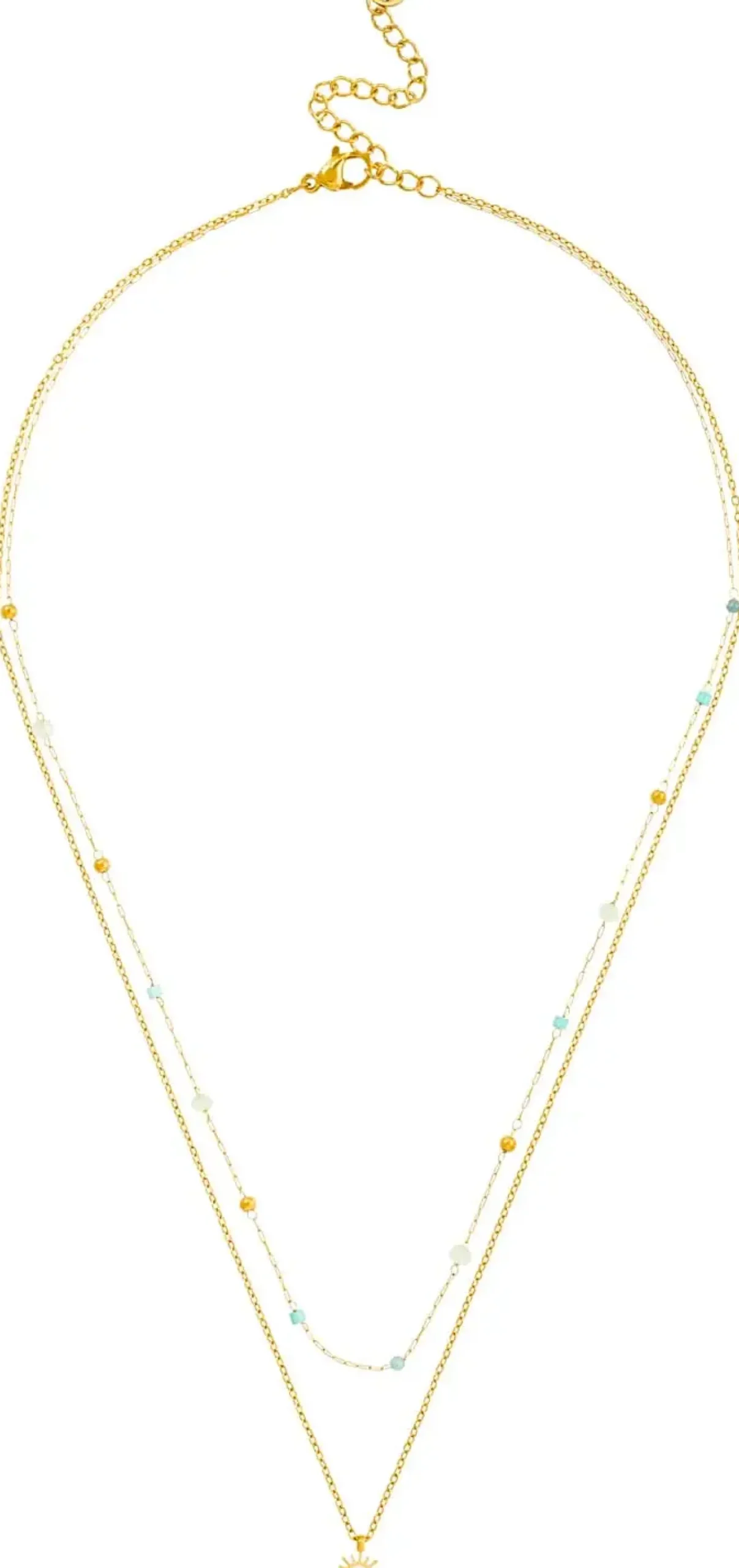 Online Bijou Brigitte Collana stratificata - Steel Sun