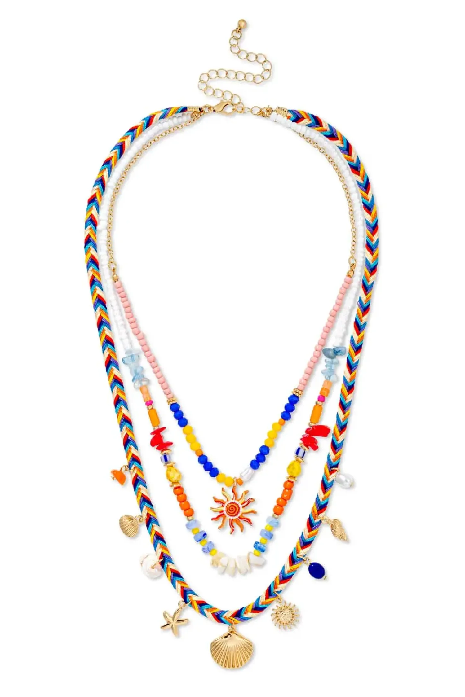 Clearance Bijou Brigitte Collana stratificata - Summer Colors
