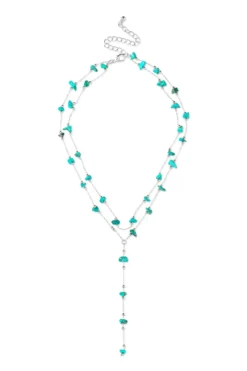 Best Bijou Brigitte Collana stratificata - Turquoise Flow