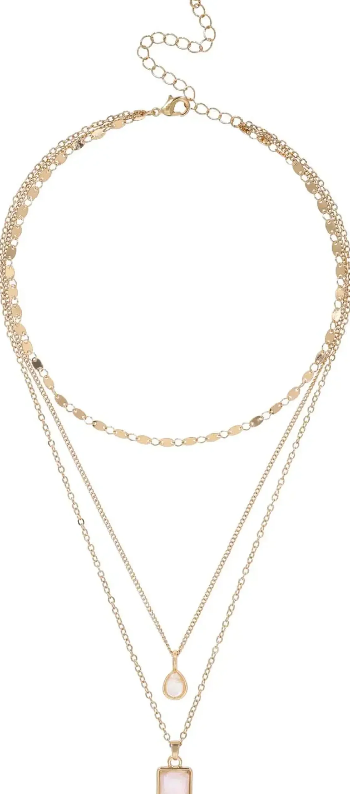 Sale Bijou Brigitte Collana stratificata - White Pendants