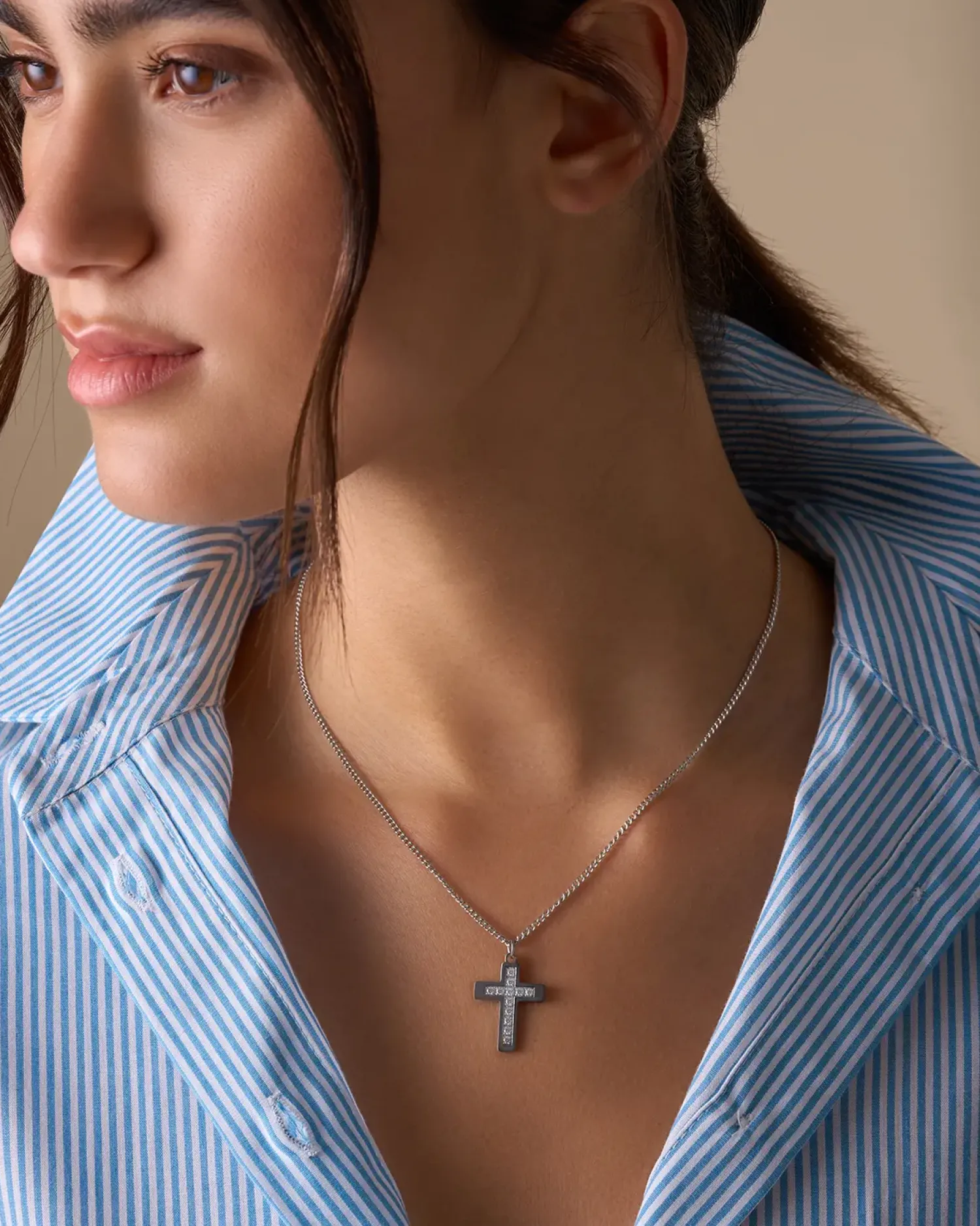 New Bijou Brigitte Collana - Vintage Cross