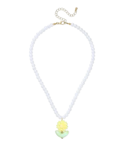 Online Bijou Brigitte Collana - Yellow Flower