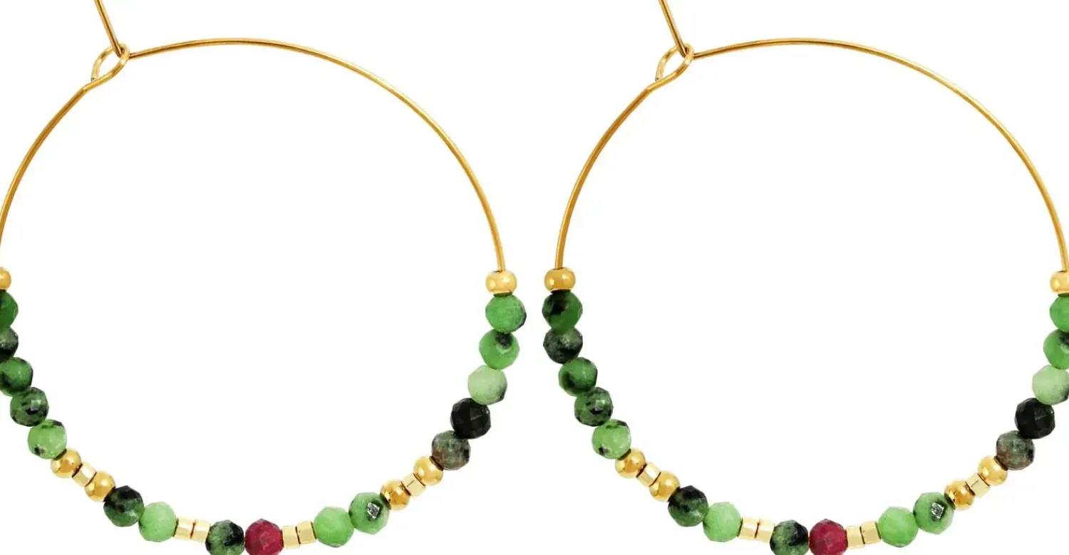 Clearance Bijou Brigitte Creoli - Beautiful Aventurine