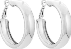 Hot Bijou Brigitte Creoli - Chunky Silver
