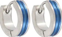Outlet Bijou Brigitte Creoli da uomo - Blue Steel