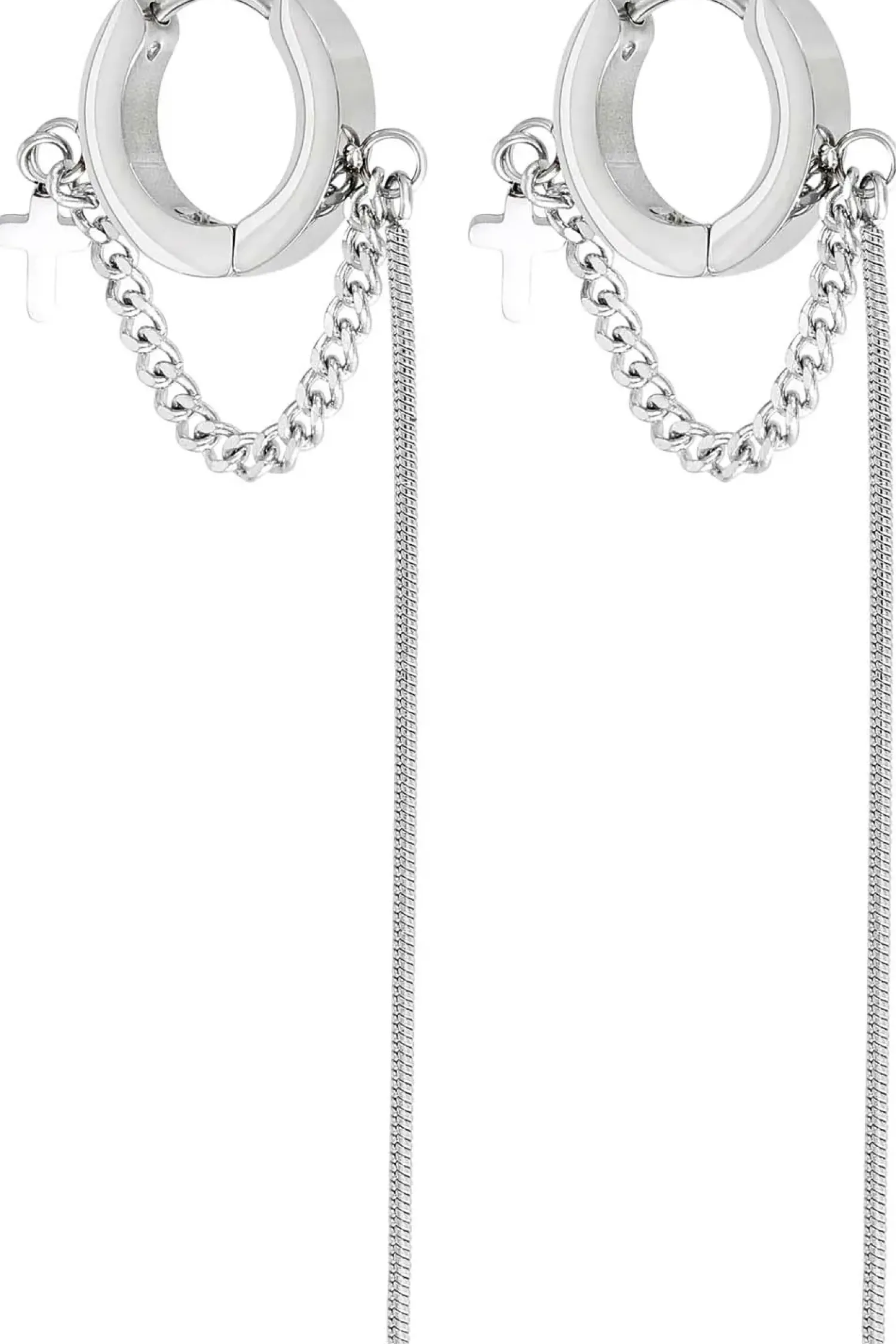 Sale Bijou Brigitte Creoli da uomo - Chain Steel