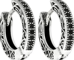 Online Bijou Brigitte Creoli da uomo - Zirconia Ornament