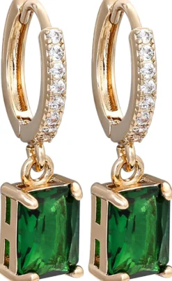 Clearance Bijou Brigitte Creoli - Green Rectangle