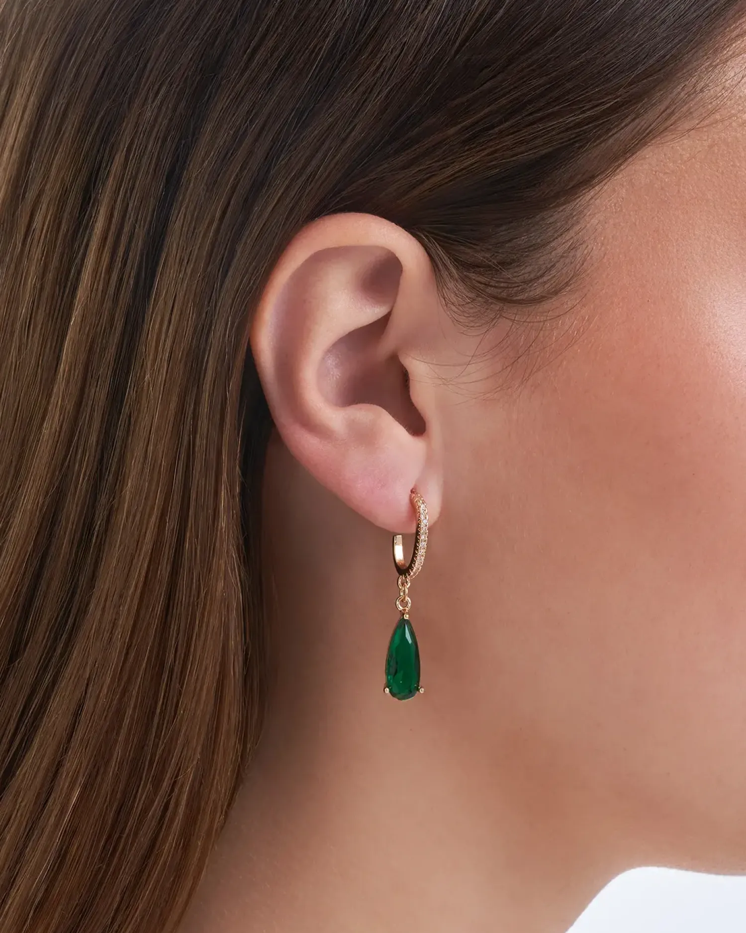 Sale Bijou Brigitte Creoli - Green Sparkle