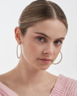 Discount Bijou Brigitte Creoli - Iced Hoops