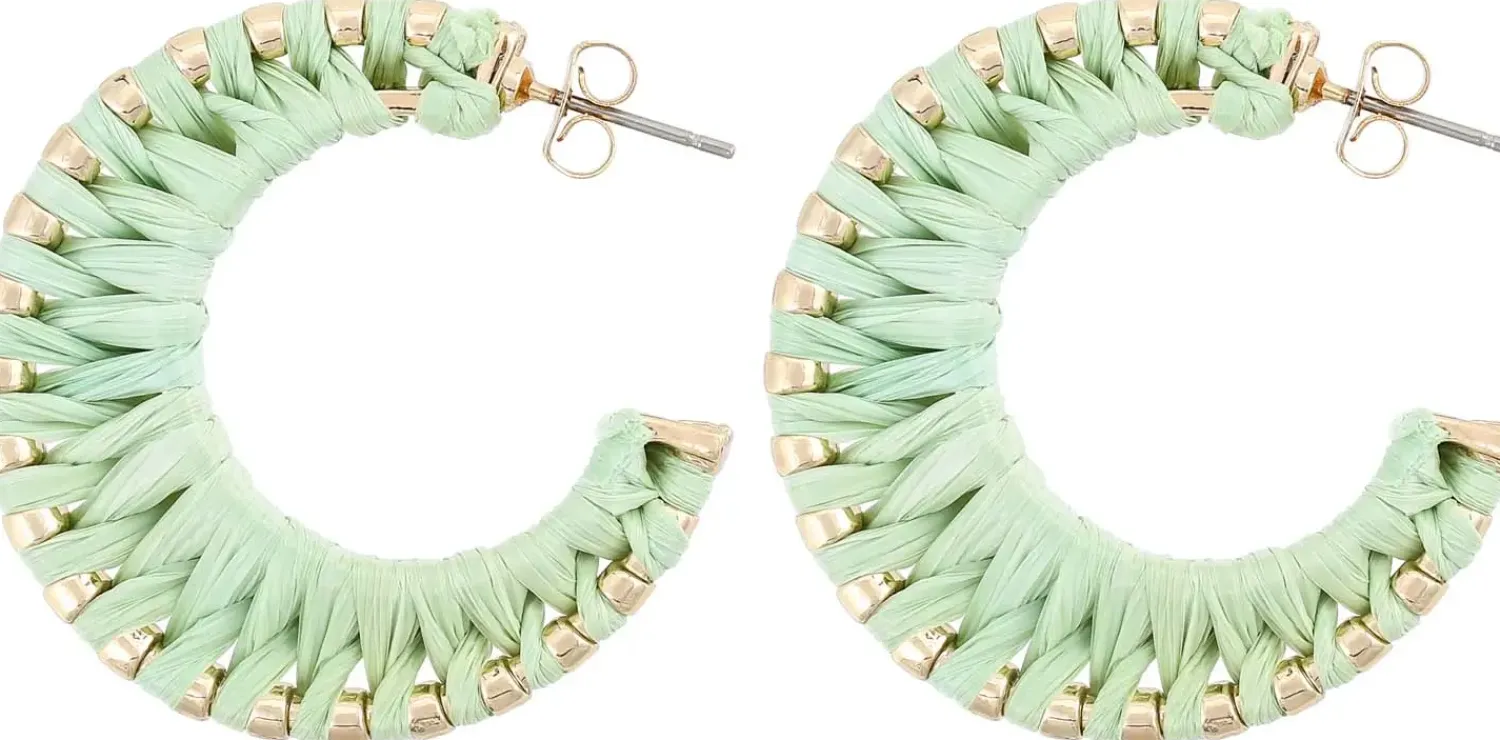 Outlet Bijou Brigitte Creoli - Mint Braid