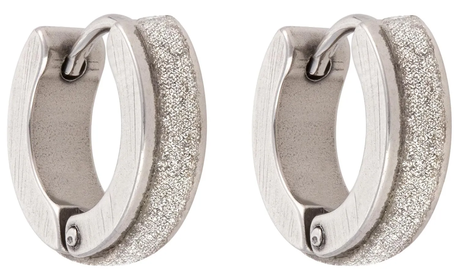 Hot Bijou Brigitte Creoli - Silver Glitter