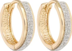 Sale Bijou Brigitte Creoli - Silver Glitter