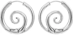 New Bijou Brigitte Creoli - Silver Spirals