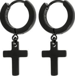 Online Bijou Brigitte Creoli Uomo - Black Cross