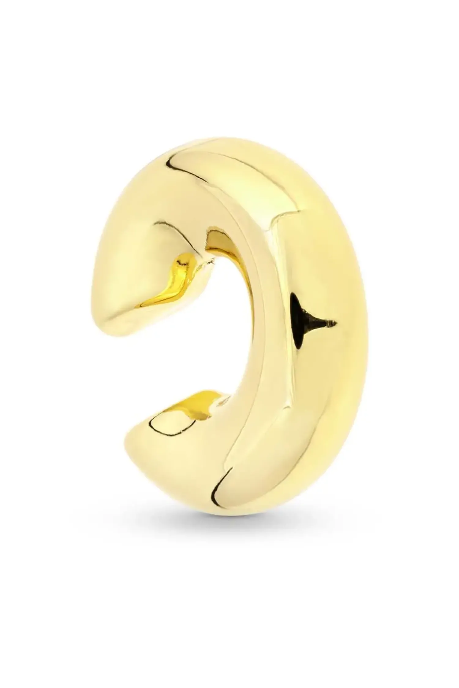 Discount Bijou Brigitte Earcuff - Puffy Gold
