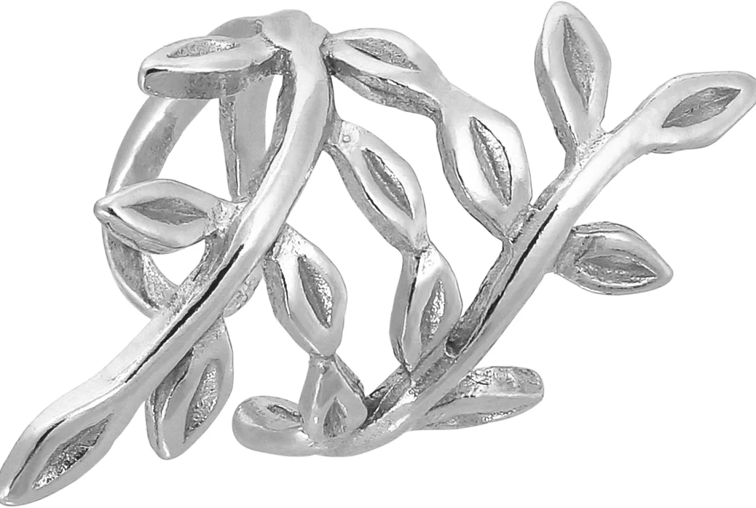New Bijou Brigitte Earcuff - Silver Leaf