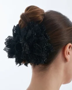 Bijou Brigitte Fermaglio per capelli - Black Glitter