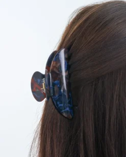 Hot Bijou Brigitte Fermaglio per capelli - Blue Brown
