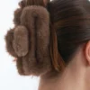 Clearance Bijou Brigitte Fermaglio per capelli - Brown Fur