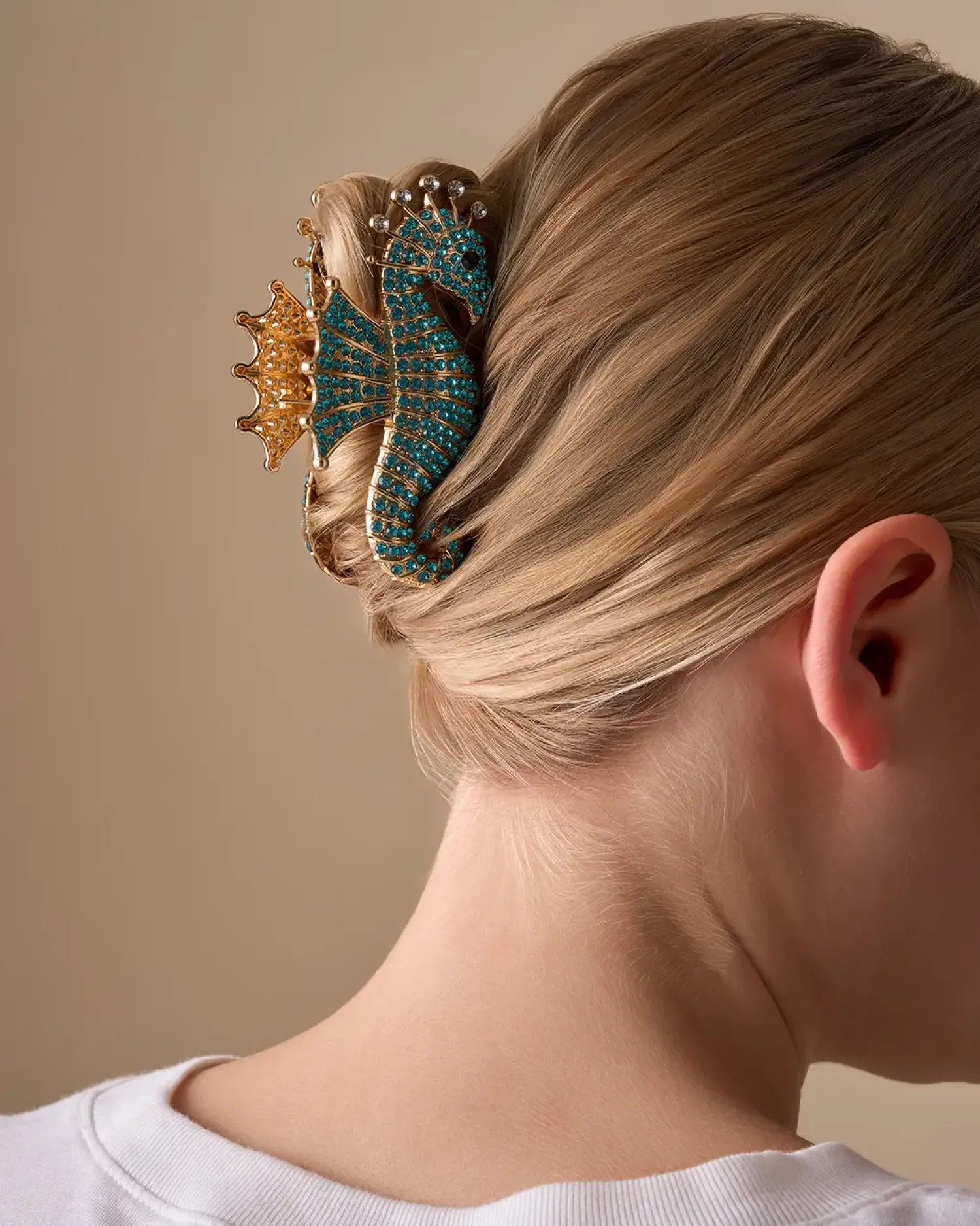 Discount Bijou Brigitte Fermaglio per capelli - Cyan Sea
