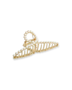 Discount Bijou Brigitte Fermaglio per capelli - Golden Pearl