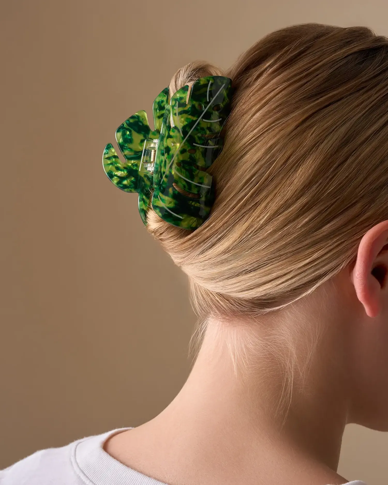 Clearance Bijou Brigitte Fermaglio per capelli - Jungle Leaf