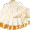 Online Bijou Brigitte Fermaglio per capelli - White Shell
