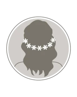 Sale Bijou Brigitte Forcina per capelli - Silver Petal