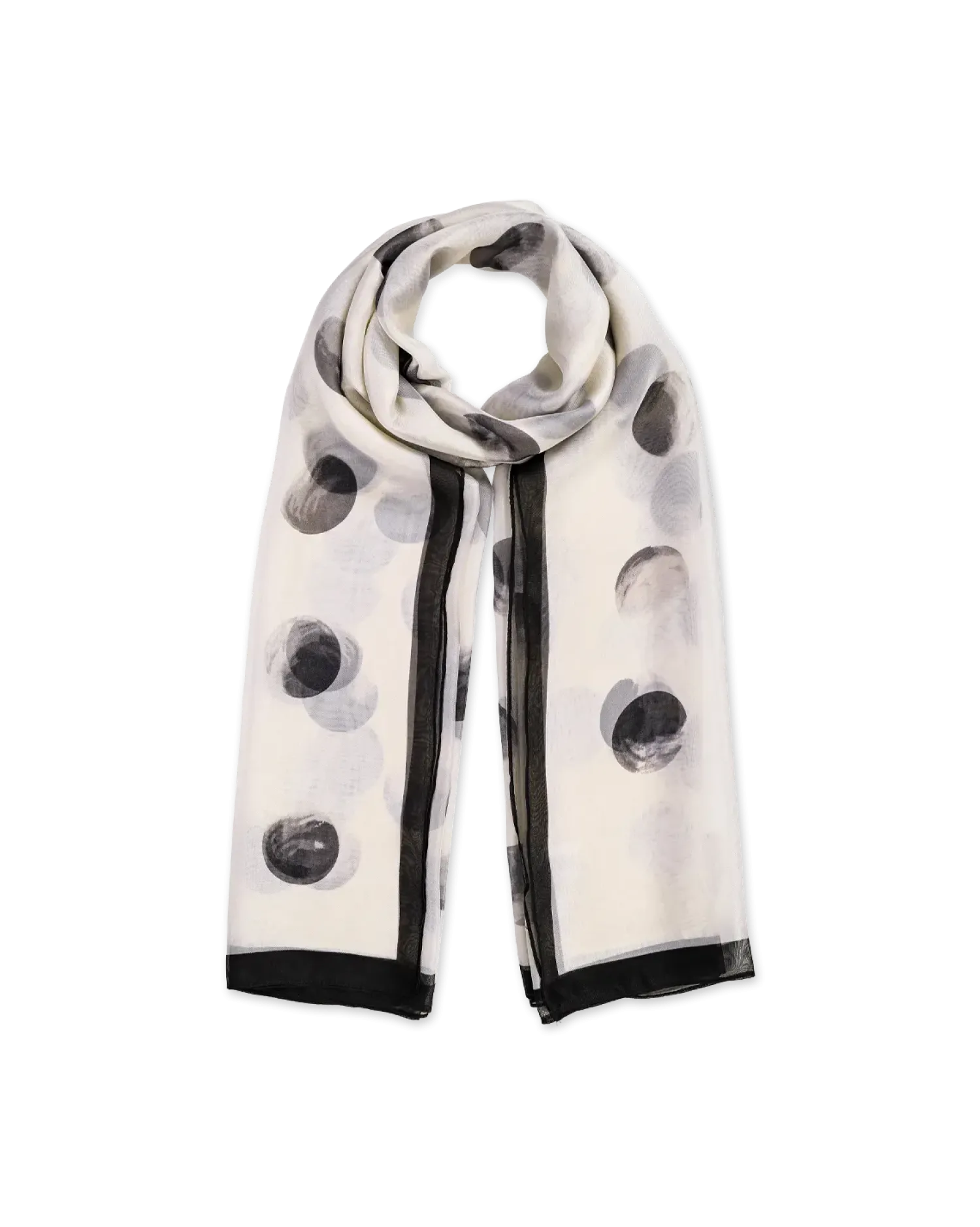 Clearance Bijou Brigitte Foulard - Black Dots