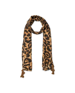 Clearance Bijou Brigitte Foulard - Brown Safari