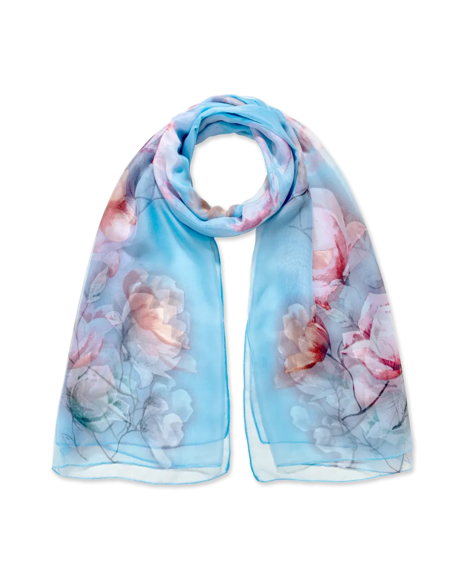 Sale Bijou Brigitte Foulard - Floral Blue