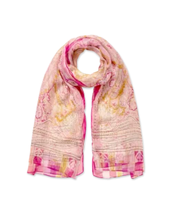 New Bijou Brigitte Foulard - Fuchsia Paisley