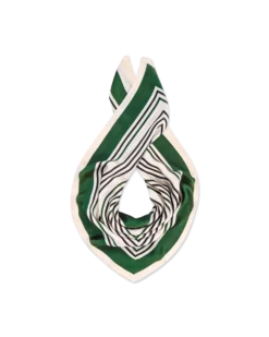 Sale Bijou Brigitte Foulard - Geometric Green