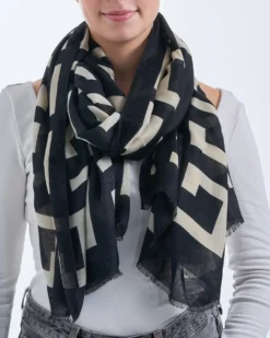 Hot Bijou Brigitte Foulard - Ivory Maze
