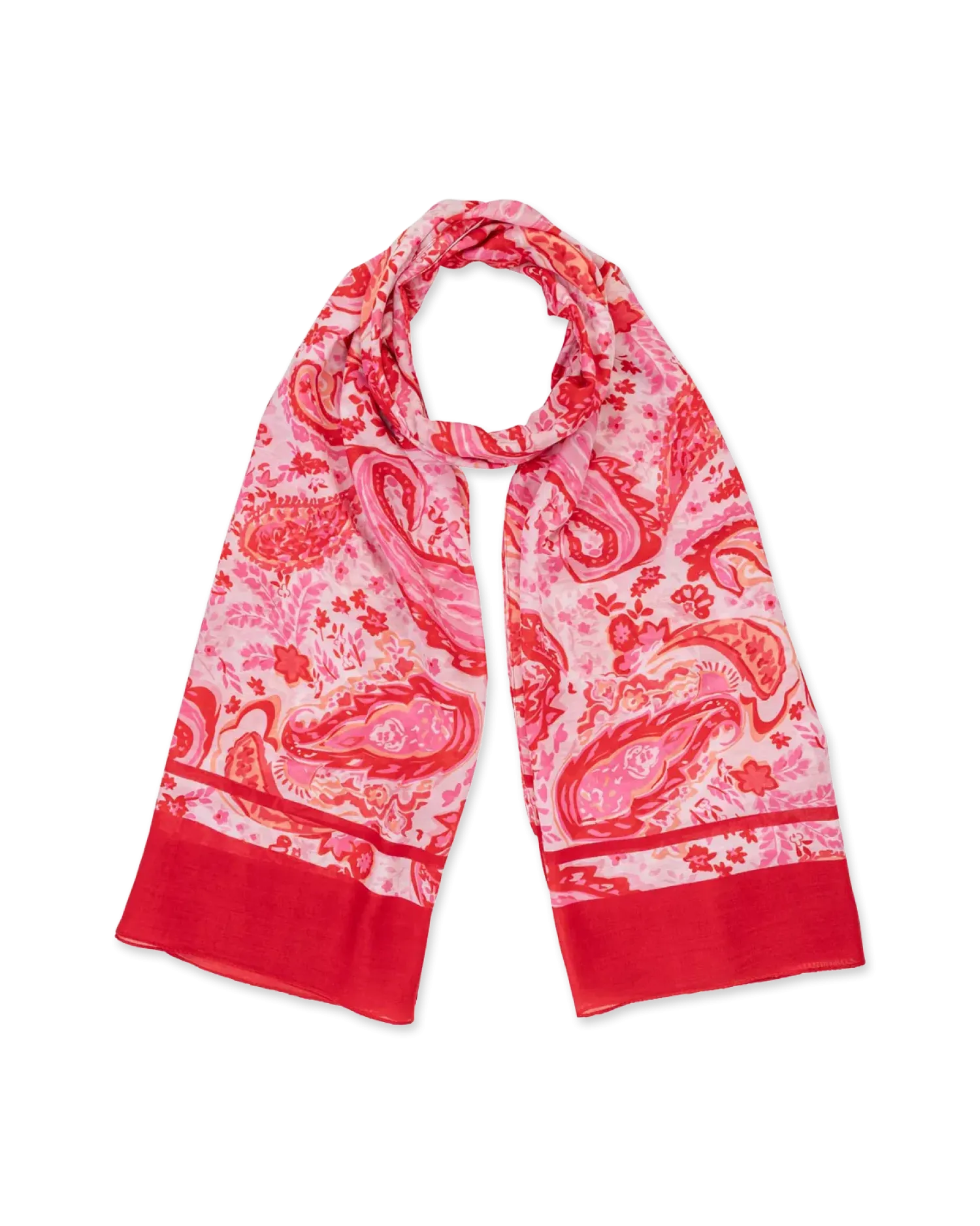 New Bijou Brigitte Foulard - Red Paisley