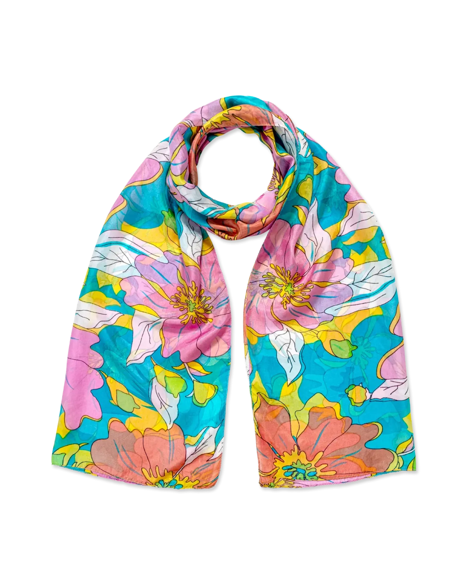 Clearance Bijou Brigitte Foulard - Vibrant Meadow