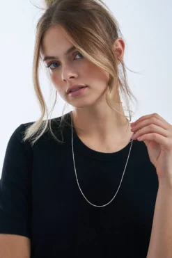 Online Bijou Brigitte Necklace - Silver Elegance
