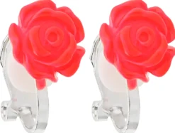 Outlet Bijou Brigitte Orecchini a clip bambina - Pink Rose