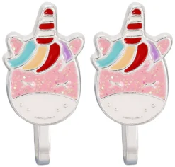 Best Bijou Brigitte Orecchini a clip bambina - Sleeping Unicorn