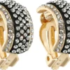New Bijou Brigitte Orecchini a clip - Black Gleam
