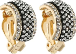 New Bijou Brigitte Orecchini a clip - Black Gleam