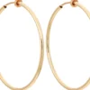 Clearance Bijou Brigitte Orecchini a clip - Classic Hoops