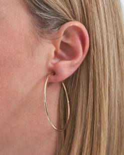 Clearance Bijou Brigitte Orecchini a clip - Classic Hoops